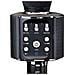 Microfono Karaoke Bluetooth Con Altoparlante Ed Effetti Di Illuminazione Musicale, Nero - Foto miniatura 2