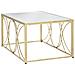 Tavolino Mf552 - Oro - Metallo - 90x60x45 Cm - Foto miniatura 2