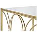 Tavolino Mf552 - Oro - Metallo - 90x60x45 Cm - Foto miniatura 4