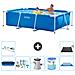 Piscina Fuori Terra - Rettangolo - 260x160x65 Cm - Blu - Include Accessori Coordinati A120 - Foto miniatura 1