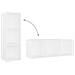Set Mobili Porta Tv 3 Pz Bianco In Legno Multistrato - Foto miniatura 6