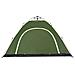 Tenda da Campeggio 5 Persone Verde a Rilascio Rapido - Foto miniatura 8