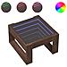 Tavolino Salotto con LED Infinity Rovere Marrone 50x53x30 cm - Foto miniatura 1