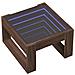 Tavolino Salotto con LED Infinity Rovere Marrone 50x53x30 cm - Foto miniatura 3