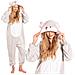 Pigiama Da Donna Tuta Kigurumi Onesie Costume Topolino Mouse 165-175 Cm L - Foto miniatura 1