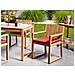 Set Di 8 Cuscini Per Sedie Sassari Premium 46 X 46 Cm Rosso - Foto miniatura 1