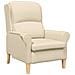 poltrona Crema 76 x 94 x 102 cm Tessuto - Foto miniatura 1