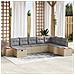 Set Divano da Giardino 8 pcs Beige 55 x 62 x 69 cm Poly Rattan - Foto miniatura 2