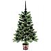 Albero di Natale con 150 LED con supporto Verde 90 cm PE - Foto miniatura 3