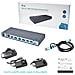 CADUAL4KDOCKUK replicatore di porte e docking station per laptop Cablato USB 3.2 Gen 1 (3.1 Gen 1) Type-C Nero, Turchese - Foto miniatura 2