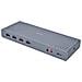 CADUAL4KDOCKUK replicatore di porte e docking station per laptop Cablato USB 3.2 Gen 1 (3.1 Gen 1) Type-C Nero, Turchese - Foto miniatura 3