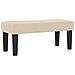 Letto a molle con materasso Crema 90 x 190 cm Tessuto - Foto miniatura 5