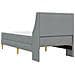 Struttura letto con materasso Grigio chiaro 100 x 200 cm - Foto miniatura 8