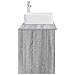 Set di mobili per il bagno 2 pcs Sonoma grigio - Foto miniatura 7