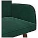 Sofa a Due Posti Verde Scuro 115 x 61 x 87 cm Velluto - Foto miniatura 7