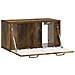 Mobile Porta TV da Muro Rovere Fumo 59,5 x 31 x 30 cm - Foto miniatura 3