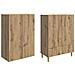 Set di armadi 2 pcs Rovere Artigianale 66 x 34,5 x 95 cm - Foto miniatura 3