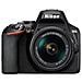 Reflex Digitale D3500 + Nikkor AF-P 18/55VR / 24.2 Megapixel / LCD 3" / SD 16 GB Premium Lexar Nero - Foto miniatura 5