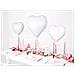 Partydeco - Palloncino Alluminio Cuore Bianco 45 Cm - Foto miniatura 3