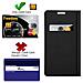 Custodia Compatibile Con Nokia Lumia 640 In Classy Nero - Coperchio Protettiva Con Chiusura Magnetica, Funzione Stand E Tasca Per Le Carte - Foto miniatura 2