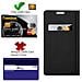 Custodia Compatibile Con Nokia Lumia 640 In Classy Nero - Coperchio Protettiva Con Chiusura Magnetica, Funzione Stand E Tasca Per Le Carte - Foto miniatura 5