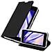 Custodia Compatibile Con Nokia Lumia 640 In Classy Nero - Coperchio Protettiva Con Chiusura Magnetica, Funzione Stand E Tasca Per Le Carte - Foto miniatura 1