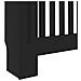 Copertura per Radiatore Nera 112x19x81,5 cm in MDF - Foto miniatura 5