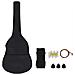 Set Chitarra Classica Per Principianti 8 Pz Nera 1/2 34"" - Foto miniatura 9
