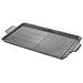 Piastra Grill Bistecchiera 50x30cm In Alluminio Antiaderente Cuore Di Pietra - Foto miniatura 3