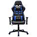 Sedia da Gaming Blu e Nera in Similpelle - Foto miniatura 7