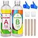 Stampo In Silicone Fare Kit - Liquido Traslucido Gomma Siliconica Per Silicone Stampi Resina Epossidica Fai Da Te Mold - 1 1 Facile Miscelazione Silicone Per Casting Monili Che Fanno Manuale Artigianato - 106 Oz 240ml - Foto miniatura 1