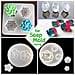 Stampo In Silicone Fare Kit - Liquido Traslucido Gomma Siliconica Per Silicone Stampi Resina Epossidica Fai Da Te Mold - 1 1 Facile Miscelazione Silicone Per Casting Monili Che Fanno Manuale Artigianato - 106 Oz 240ml - Foto miniatura 3