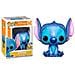Disney Lilo E Stitch - Esclusiva Figura Seduta E Glitter Stitch - Foto miniatura 1