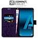 Custodia Compatibile Con Samsung Galaxy A40 / A40s In Lilla Scuro Fiore - Coperchio Protettivo In Design Floreale Con Chiusura Magnetica, Funzione Stand E Slot Per Carte - Foto miniatura 2