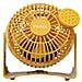 Perel Ventilatore Da Tavolo Ø 10 Cm Giallo - Foto miniatura 2
