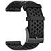Bracciale Suunto 7/9/9baro/d5/spartan/fossil Nate/q In Silicone Nero  L - Foto miniatura 7