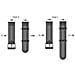 Bracciale Suunto 7/9/9baro/d5/spartan/fossil Nate/q In Silicone Nero  L - Foto miniatura 12