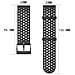 Bracciale Suunto 7/9/9baro/d5/spartan/fossil Nate/q In Silicone Nero  L - Foto miniatura 6