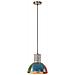 Lampada Sospesa Industriale 25 W Multicolore Rotonda 28,5cm E27 - Foto miniatura 3