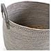Set Di 3 Cestini Neves In Fibra Naturale E Carta, Grigio /naturale - Foto miniatura 3