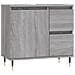 Armadietto Bagno Grigio Sonoma 65x33x60 Cm In Legno Multistrato - Foto miniatura 1