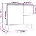 Armadietto Bagno Grigio Sonoma 65x33x60 Cm In Legno Multistrato - Foto miniatura 6