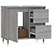 Armadietto Bagno Grigio Sonoma 65x33x60 Cm In Legno Multistrato - Foto miniatura 8