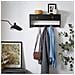 Appendiabiti A Parete Attaccapanni Da Muro Mensole Da Muro Nero Frg178-sch - Foto miniatura 5