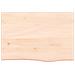 Piano per Tavolo 60x40x (2-4) cm in Rovere Massello Non Trattato - Foto miniatura 3