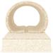 Pali Tiragraffi Per Gatti Con Tunnel E Scaletta Crema 55,5 Cm - Foto miniatura 5