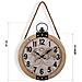 Orologio Da Parete Versa Mapamundi 40 X 6,5 X 47 Cm Legno Mdf - Foto miniatura 2