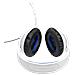 Q100PWHTBLU cuffia e auricolare Bianco - Foto miniatura 7