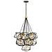 Lampadario Classico Astrid Acciaio Bronzo Metallico Opaco Oro Deluxe 11 Luce E27 - Foto miniatura 1
