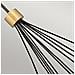 Lampadario Classico Astrid Acciaio Bronzo Metallico Opaco Oro Deluxe 11 Luce E27 - Foto miniatura 3